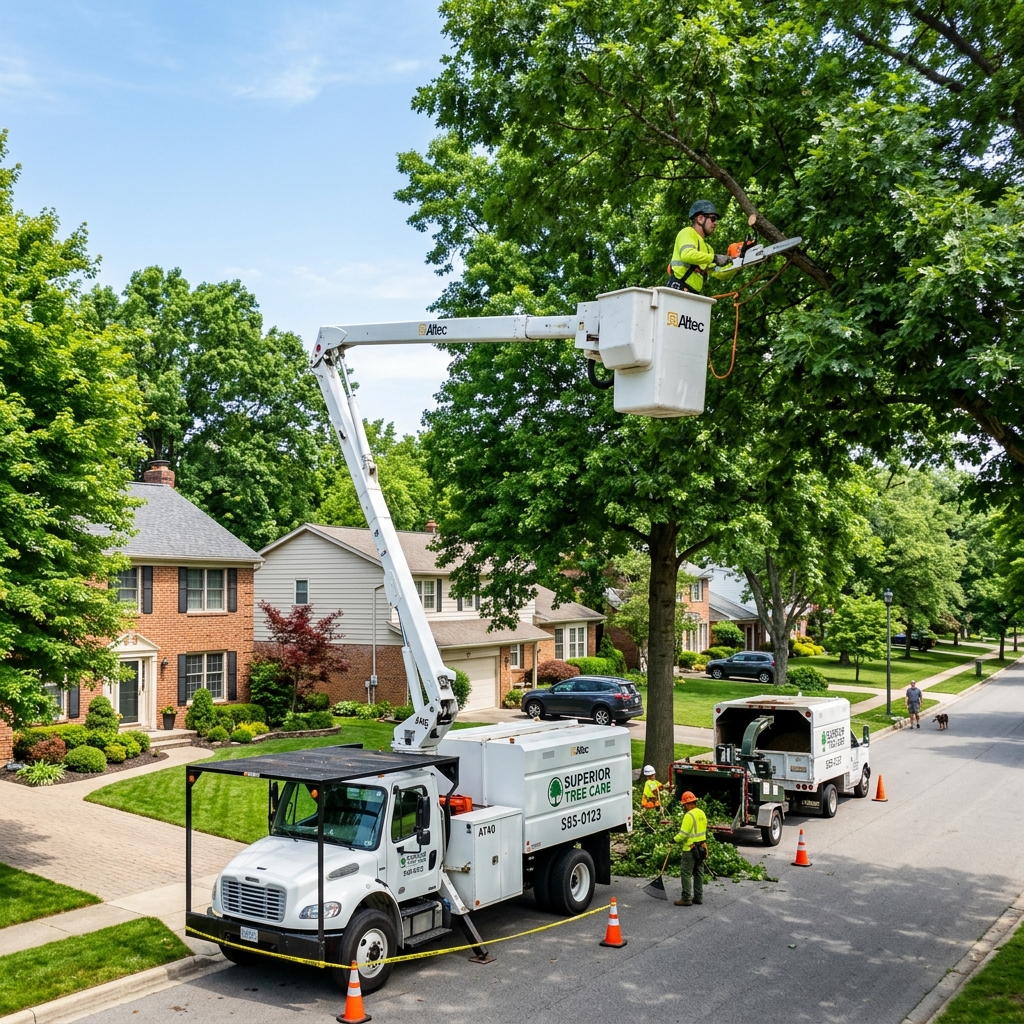 Professional tree service and hero image in Salem, OH